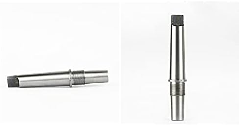 Morse Drill Chuck Arbor, 45# Steel Drill Chuck Arbor Morse Taper Shank Arbor HRC-55 for Lathes and Drill Presses MT1-B12