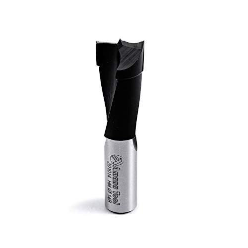 Amana Tool - 201014 Carbide Tipped Brad Pt. Boring Bit R/H 14mm Dia x 57mm Long x 10mm S