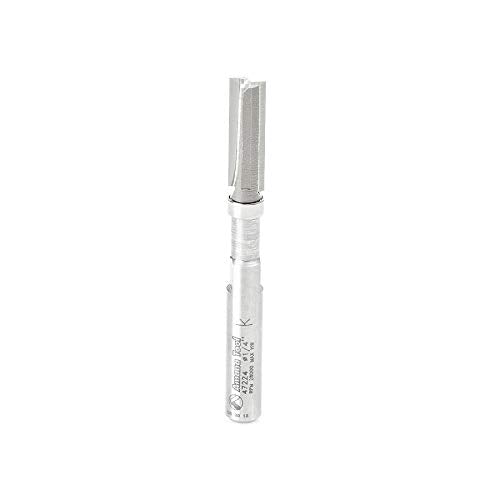 Amana Tool - 47224 Miniature Flush Trim Plunge Template 1/4 Dia x 3/4 x 1/4" Shank Car