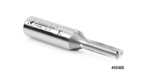 Amana Tool - 45438 Carbide Tipped Straight Plunge 3/4 Dia x 1" 2 Shank