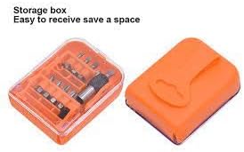 Edward Tools 18 Pc Screwdriver Bits Set With Magnetic Drive Guide - Magnetic Quick Release Screwdriver Bit Holder - Case - Bits For Cordless Drills Impact Driver - Phillips, Slotted, Star, Pozi