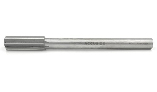 Accusize Industrial Tools 31/32'' 8 Flute Chucking Reamer Straight Shank Straight Flute, 5015-0275