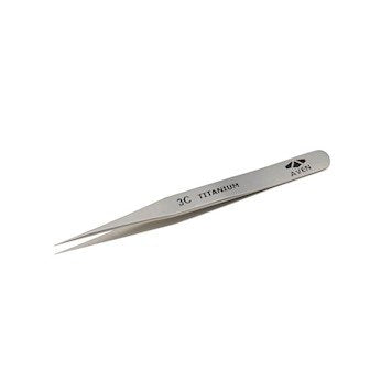 Titanium Precision Smooth Ultra-Fine Tip 3C Tweezers, 4.75" L; 1/Pk