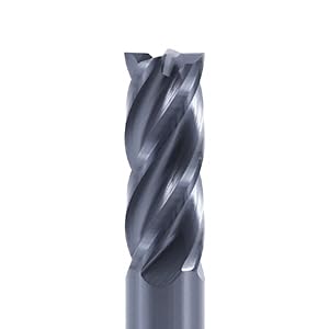 ISB 5/16?쇺?Carbide Square End Mill Set, 4 Flute Micro Grain Carbide Mill Bits for Alloy Steels/Hardened Steels, Suitable for DIYers and Professionals, 5 Pcs