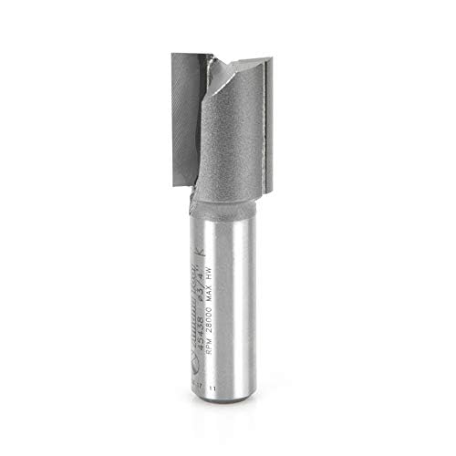 Amana Tool - 45438 Carbide Tipped Straight Plunge 3/4 Dia x 1" 2 Shank