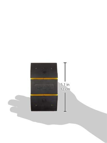 Amazon Basics 5.1" Rubber Sanding Block, Black/Yellow