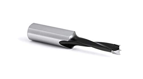 Amana Tool - 201010 Carbide Tipped Brad Pt. Boring Bit R/H 10mm Dia x 57mm Long x 10mm S