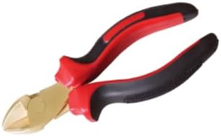 Non Sparking Diagonal Cutting Pliers Length 200mm (7-7/8 Inch) Aluminum Bronze Copper, Spark Free Safety, Non-Magnetic and Corrosion-Resistant