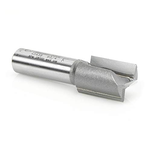 Amana Tool - 45438 Carbide Tipped Straight Plunge 3/4 Dia x 1" 2 Shank