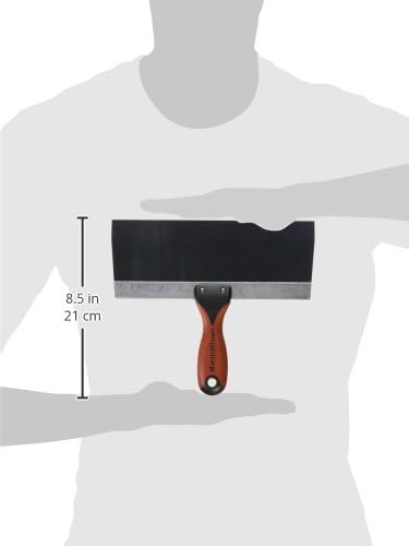 MARSHALLTOWN DuraSoft II Taping Knife, 10 Inch Blue Steel Blade, For Drywall Finishing, 4510D