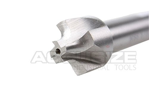 Accusize Industrial Tools Hss Corner Roudning End Mill, 5/32'' Radius, 1/2'' Shank Diameter, 3/4'' Largest Diameter, 3'' Oal, 1011-0532