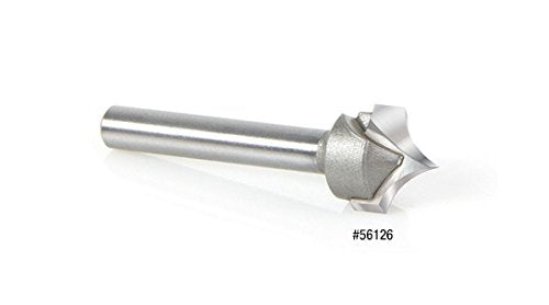 Amana Tool - 56141 Solid Carbide Pt. Cutting Roundover 1/32 Radius x 5/64 Dia x 3/16 x 1