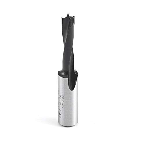 Amana Tool - 201006 Carbide Tipped Brad Pt. Boring Bit R/H 6mm Dia x 57mm Long x 10mm Sh
