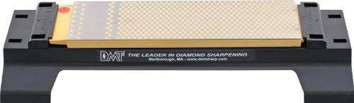 DMT WM8FC-WB DuoSharp Double-Sided Diamond Whetstone, Fine/Coarse (600/325) Diamond Sharpening Stone with Base, 8-Inch