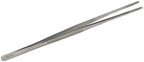 12-Inch Long Pruning Tweezers for Cacti - Heavy-Duty Stainless Steel Tool for Succulent Propagation, Maintenance, and Extended Reach