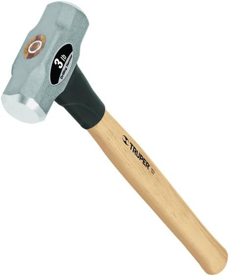 Truper 30914 3-Pound Engineer Hammer, Hickory Handle, 16-Inch