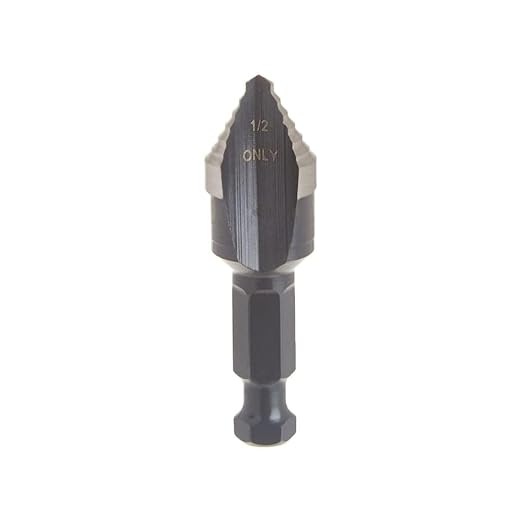 Irwin Tools IRWIN Unibit Drill Bit, Single Hole Size, 1/2-Inch (10310)