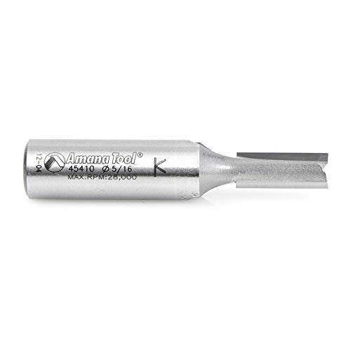 Amana Tool - 45410 Carbide Tipped Straight Plunge High Production 5/16 Dia x 3/4 x 1/2 Inc