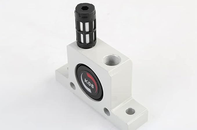 K 1/4'' K08 Thread Pneumatic Vibrator Power Concrete Vibrator Ball Type Aluminum Alloy Air Turbine Oscillator with Silencer