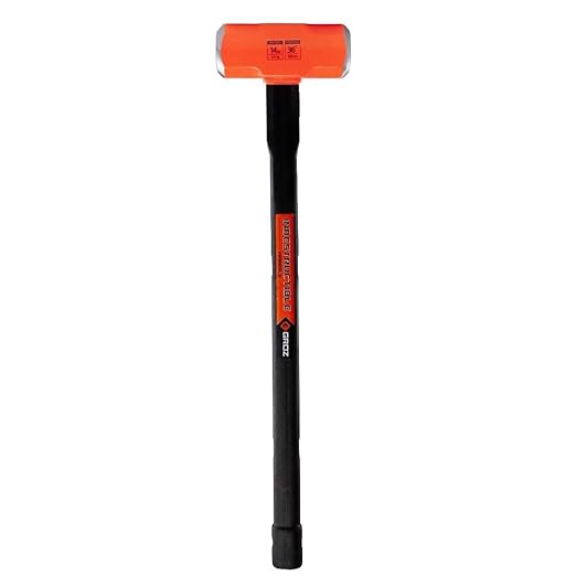 Groz 34520 36" Indestructible Sledge Hammer, 14 lb