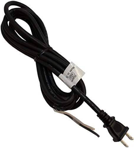HQRP 8ft AC Power Cord + Cord Protector Strain Relief for DeWalt 330072-98 325090-11 D28110 D28112 D28402 DWE4887 DW400 DW402 DW802 Electric Grinder, DW101 DW102 DW103 DW104 Drill Mains Cable Repair