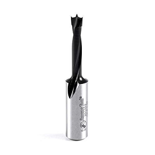 Amana Tool - 201052 Carbide Tipped Brad Pt. Boring Bit R/H 5.2mm Dia x 57mm Long x 10mm