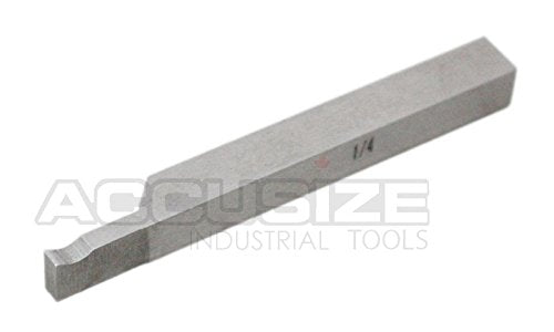 Accusize Industrial Tools 1/4'' 8 Pc H.S.S. Tool Bit Set, Pre-Ground for Turning and Facing Work, 2662-2001