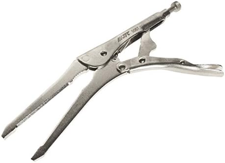 Adjustable Heavy Duty Hose Clamp & Locking Pinch Off Pliers, Nose Length 120mm by JTC 5057
