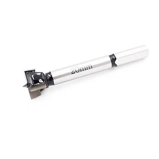 Forstner Drill Bits 20mm (25/32 inch) Tungsten Carbide Wood Hole Saw Auger Opener Woodworking Drilling Tool Wood Cutter