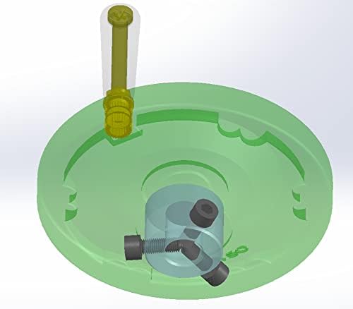 OD 5.5??Ultimate Handwheel 1/2??Bore Hole Crank Handle Most Machine Wood Lathe Mill Table Saw Tailstock Drill Press Revolving Replacment Part Shaft Vise Adjustment Core Tilt Height Adjustable Control