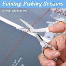 Compact Folding Scissors, TSA-Approved, Stainless Steel Travel Size, 3.9 Inch Unfolded