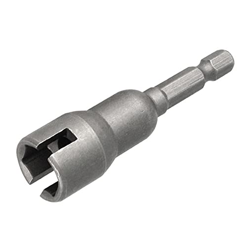 Yakamoz 6Pcs Wing Nut Driver Set Hurricane Shutter Wingnut Screw Divers Eye Bolt Drive Drill Bit Socket for Ceiling Cup Hooks Butterfly Wing Nuts Bolts