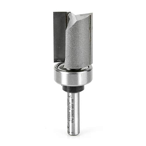 Amana Tool - 45464 Carbide Tipped Flush Trim Plunge Template 3/4 Dia x 1" 4 Shank
