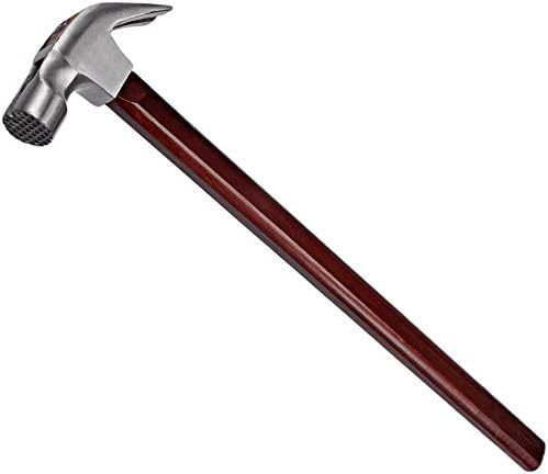 Utoolmart 8.8 Ounce Magnetic Anti-slip Head Wooden Handle Curved Claw Hammer 40cm/15.7" Length