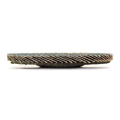 BHA Grinding and Sanding Flap Discs T27, 4-1/2" x 7/8", 80 Grit - 10 Pack