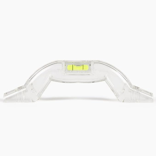 Tech Trowel Concrete Trowel Handle Clear Polycarbonate Handle with Built-in Level, USA Patented Concrete Finishing Tool for Flat and Sloped Surfaces, No Blade Included