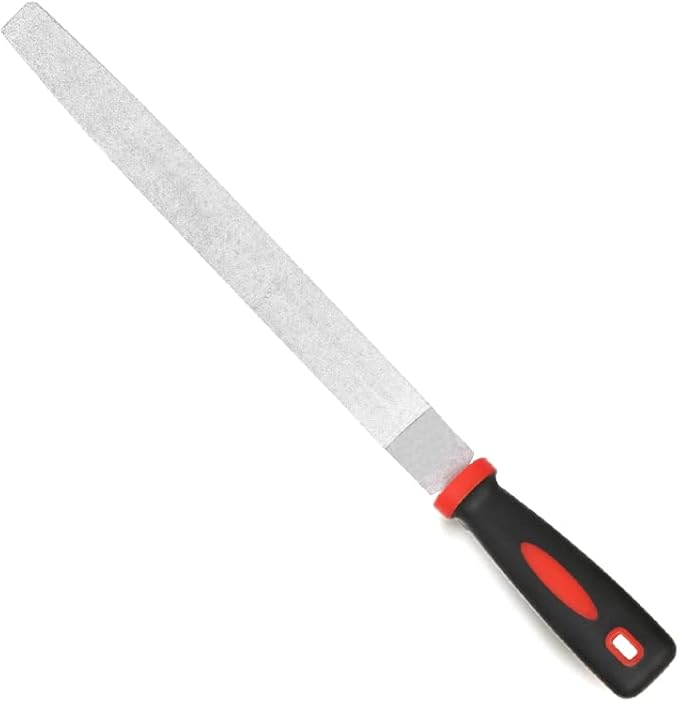 YKLP 8inch Diamond Coated Flat File Plastic Handle Hand Tools for Grinding on Glass, Stone, Marble, Rock, Bone 120 Grit2