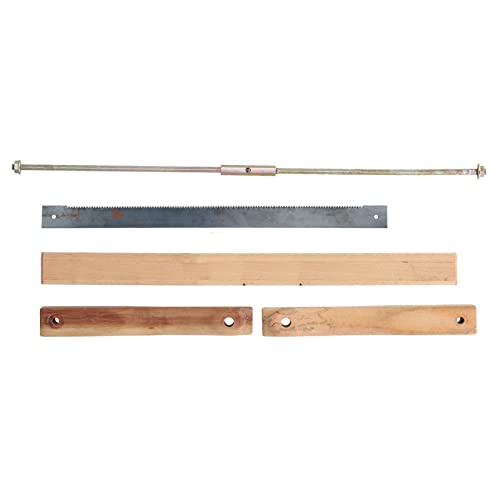 Wood Bow Saw Teakwood Handsaws,Frame Saw Carpentry Bow Saw Frame Saw Blade Replacement Carpenter Hand Bow Wood Cutting Tool Woodworking Hardware ,Wood Bow Saw For Hack Saw Blade (Small Size (400Mm))