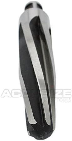 Accusize Industrial Tools 1-1/4'' H.S.S. Aligning Reamer with 3/4'' / 0.75'' Weldon Shank, Spiral Flute, 0521-0114