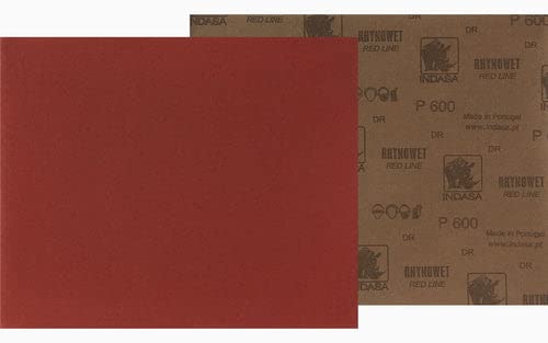 Buy Indasa Redline Rhynowet Wet & Dry Sanding Sheets, 6 & 7 Series (6-600)