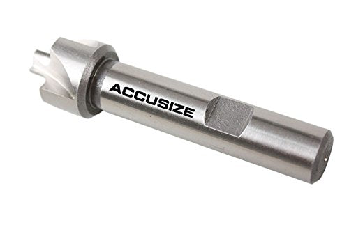 Accusize Industrial Tools Hss Corner Roudning End Mill, 5/32'' Radius, 1/2'' Shank Diameter, 3/4'' Largest Diameter, 3'' Oal, 1011-0532
