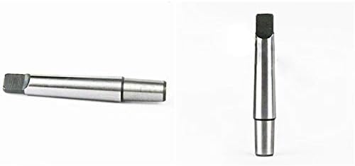 Morse Drill Chuck Arbor, 45# Steel Drill Chuck Arbor Morse Taper Shank Arbor HRC-55 for Lathes and Drill Presses MT2-B16