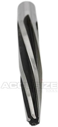 Accusize Industrial Tools 13/16'' H.S.S. Aligning Reamer with 3/4'' / 0.75'' Weldon Shank, Spiral Flute, 0521-0316