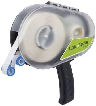 Access Floor Systems LokDots Adhesive Dots Applicator - Easy Roll-on Refillable Adhesive System for Carpet Tile Installation, Great for Many Surfaces - Covers 350sqft