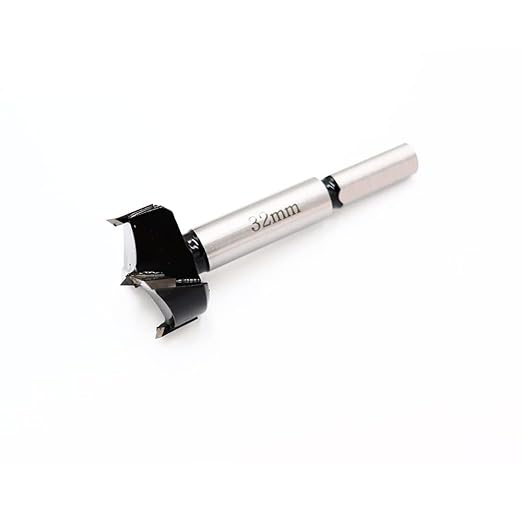 Forstner Drill Bits 32mm(1-1/4 inch) Tungsten Carbide Wood Hole Saw Auger Opener Woodworking Drilling Tool Wood Cutter
