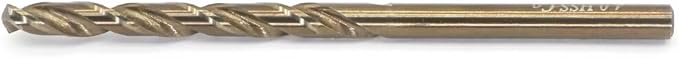 Metric Cobalt Drill Bits 4mm 10PCS, M35 high Speed Steel, high Hardness Straight Shank Drill, Mechanical or Hand Drill for Drilling, Suitable for Stainless Steel, Iron, Copper and Aluminum.