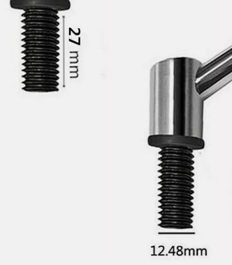 1PC for Bridgeport Milling Machine Part Table Lock Bolt Mill Handle M1/2 Thread Tool