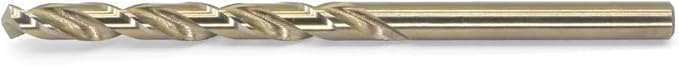 Metric Cobalt Drill Bits 5.2mm 10PCS, M35 high Speed Steel, high Hardness Straight Shank Drill, Mechanical or Hand Drill for Drilling, Suitable for Stainless Steel, Iron, Copper and Aluminum.