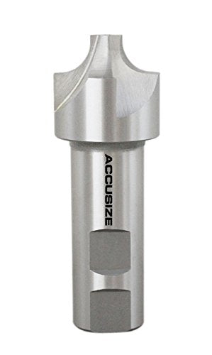 Accusize''dustrial Tools 3/8'', H.S.S. Corner Rounding End Mills, 7/8'', Shank Dia, 1-1/4'' Cutter Dia, 3-3/4'' Overall Length, 1011-0578
