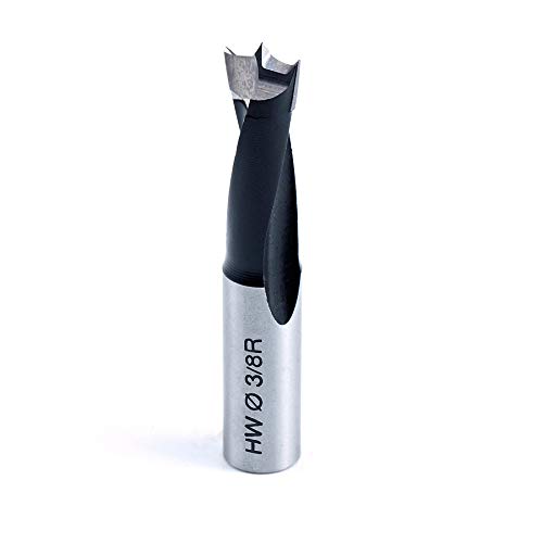 Amana Tool - 201009 Carbide Tipped Brad Pt. Boring Bit R/H 3/8 Dia x 57mm Long x 10mm Sh